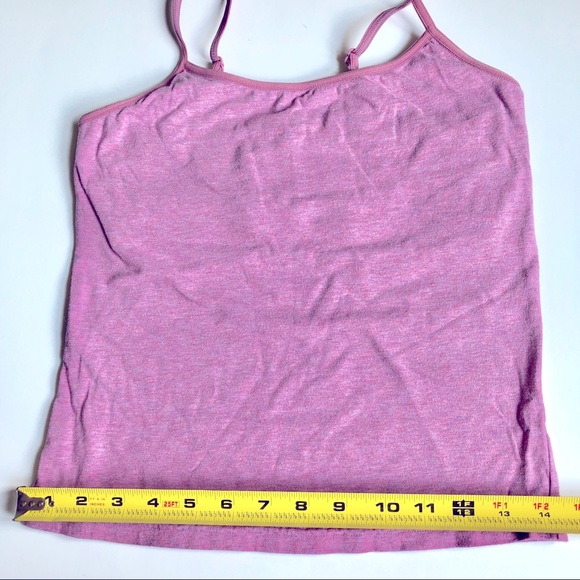 AE Cami Spaghetti Strap Tank Top Camisole built in Bralette Medium Women’s - Picture 8 of 14